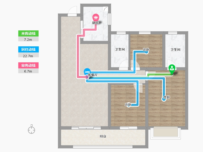 山东省-青岛市-静澜山-95.21-户型库-动静线