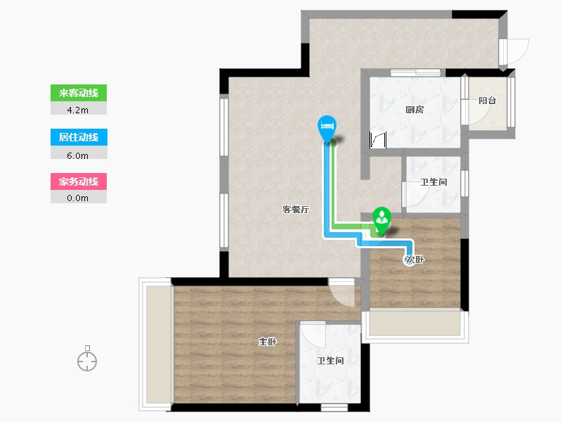 四川省-成都市-公园首府-82.00-户型库-动静线