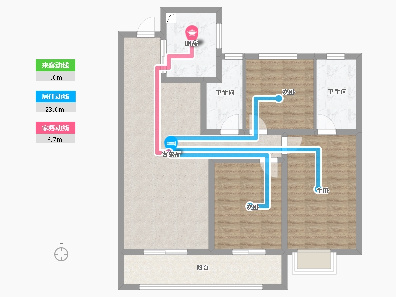 山东省-青岛市-静澜山-96.01-户型库-动静线