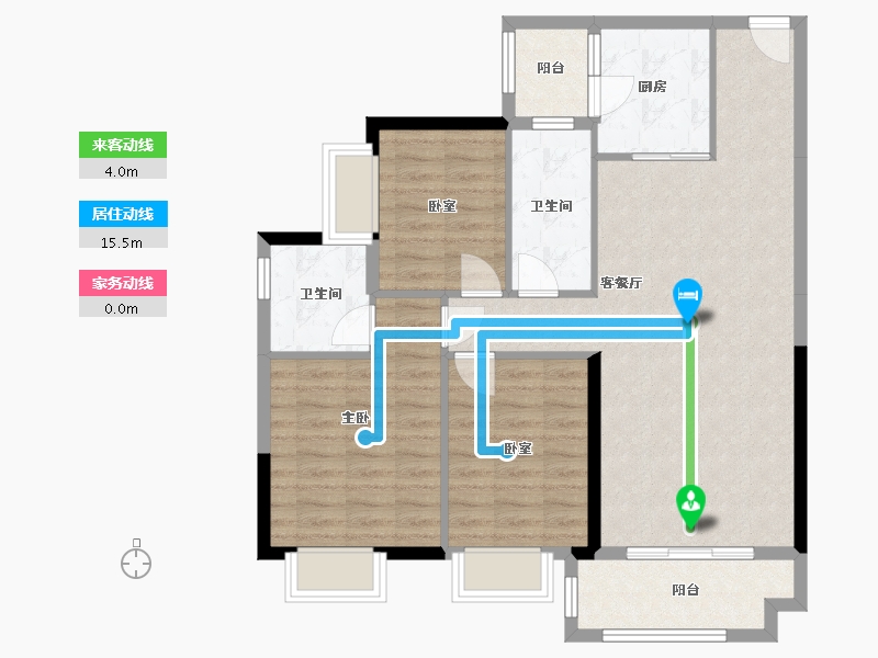 广西壮族自治区-梧州市-嘉洋外滩一号-114.00-户型库-动静线