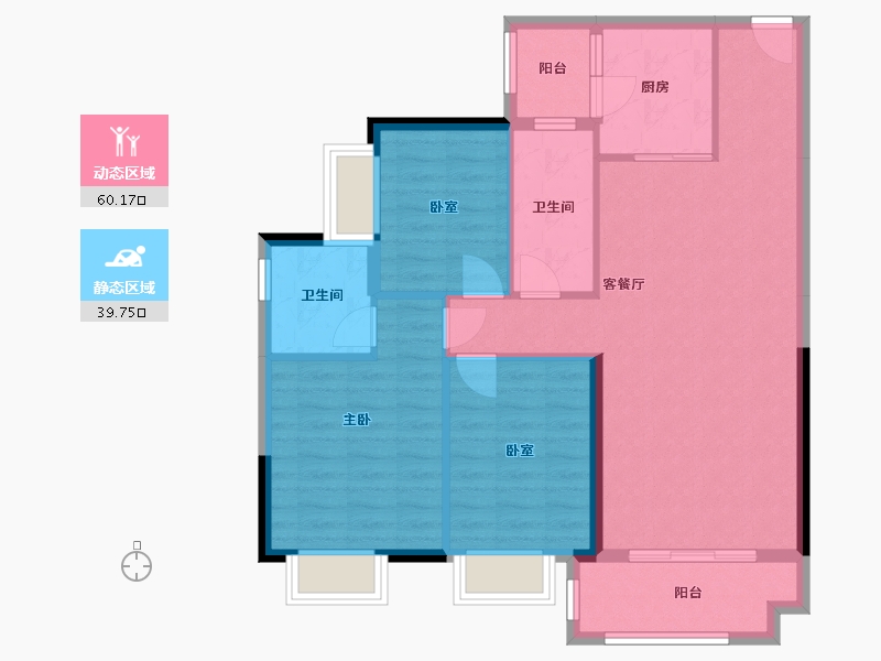 广西壮族自治区-梧州市-嘉洋外滩一号-114.00-户型库-动静分区