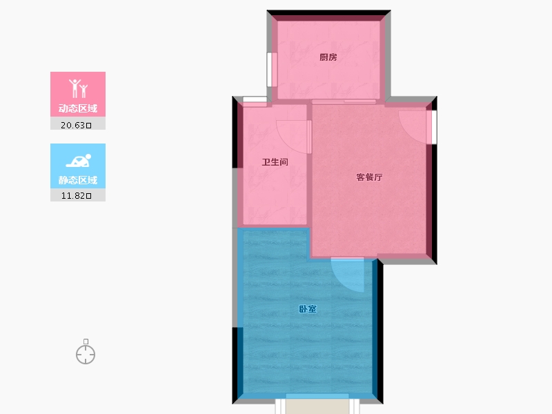 浙江省-杭州市-桃语春福里-28.80-户型库-动静分区