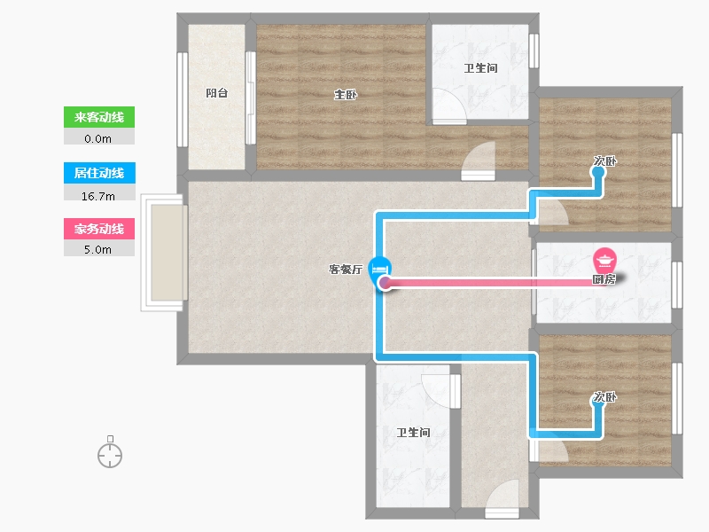 山西省-临汾市-金域王府-120.00-户型库-动静线