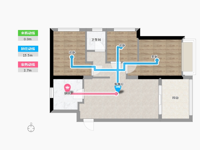 广东省-深圳市-华侨城和城里-62.00-户型库-动静线