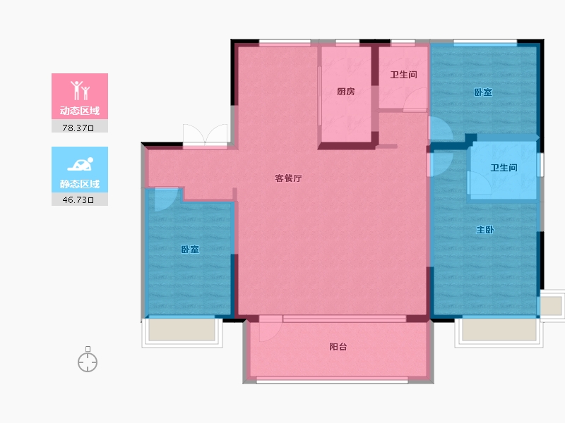 山东省-聊城市-民生城市主人-112.79-户型库-动静分区