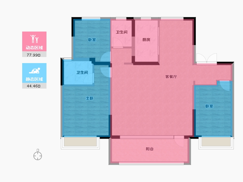 山东省-聊城市-民生城市主人-110.36-户型库-动静分区