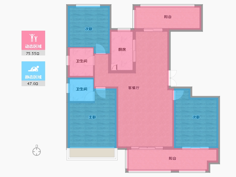 河南省-驻马店市-名门望邸-109.00-户型库-动静分区