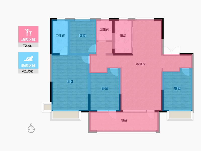 山东省-聊城市-民生城市主人-121.56-户型库-动静分区