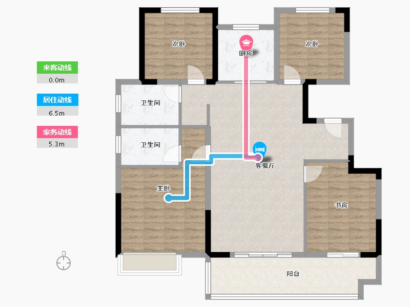 江苏省-盐城市-国投欧亚悦府-122.00-户型库-动静线