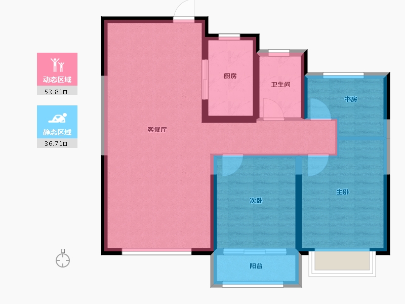 山东省-泰安市-同悦府-81.20-户型库-动静分区