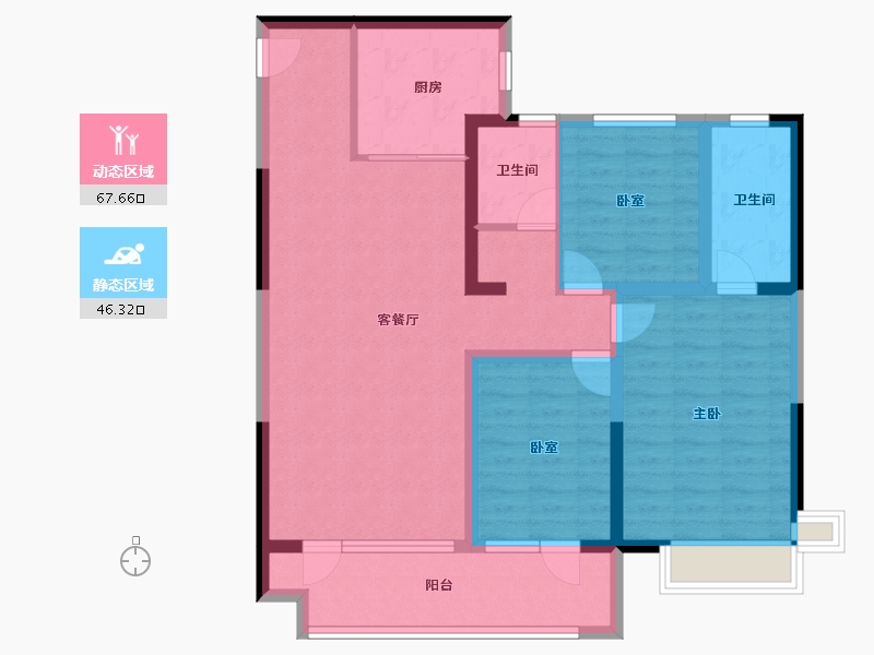 山东省-聊城市-民生城市主人-101.62-户型库-动静分区