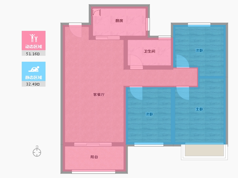 山东省-菏泽市-建邦中央公园-74.00-户型库-动静分区