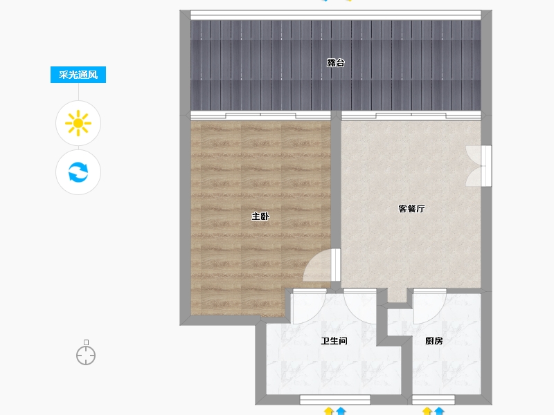 四川省-乐山市-在峨眉-57.18-户型库-采光通风