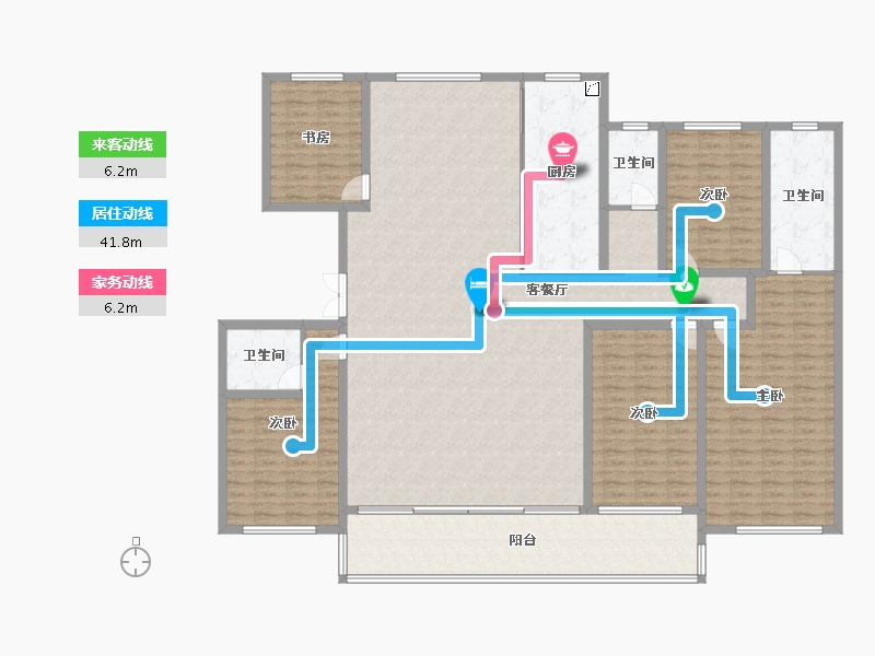 山东省-潍坊市-恒信东方名著-228.92-户型库-动静线