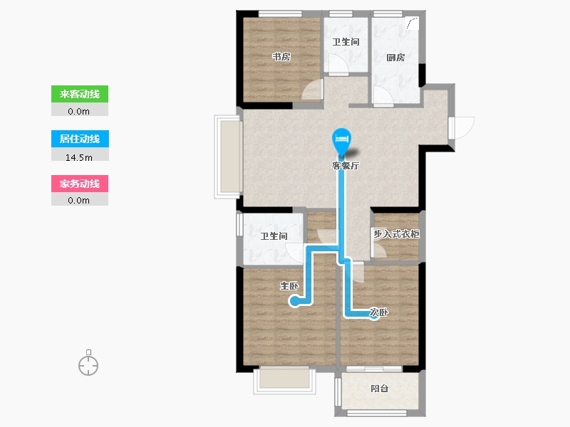 江苏省-南京市-江宁金茂悦-92.00-户型库-动静线