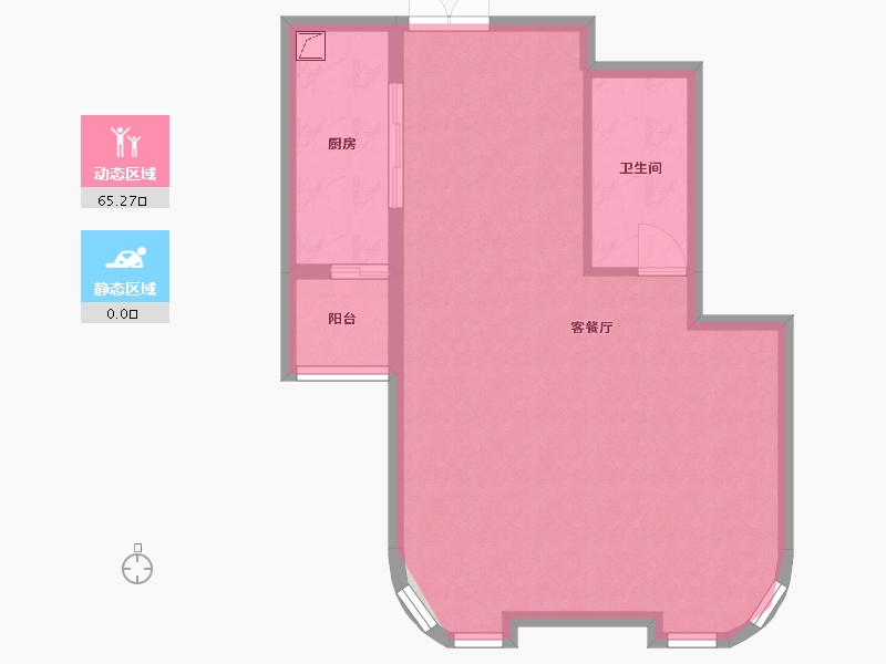 河北省-邯郸市-世嘉名苑1号院-32号楼-60.00-户型库-动静分区