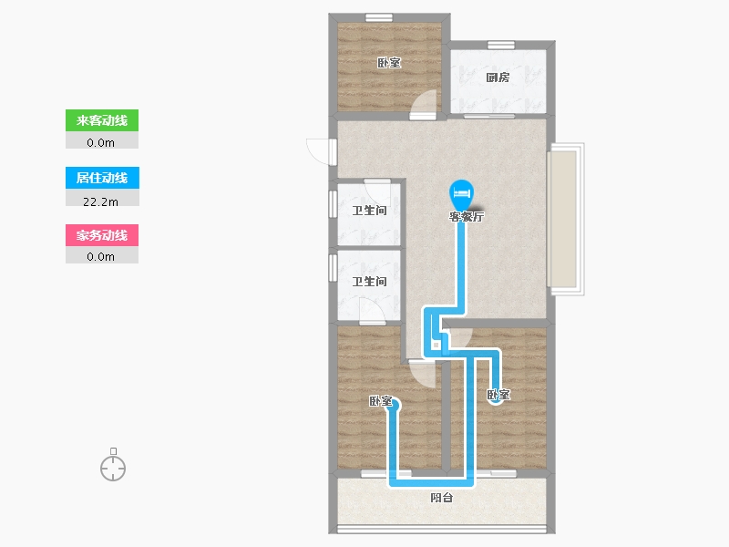 浙江省-杭州市-西房良语云缦-82.41-户型库-动静线