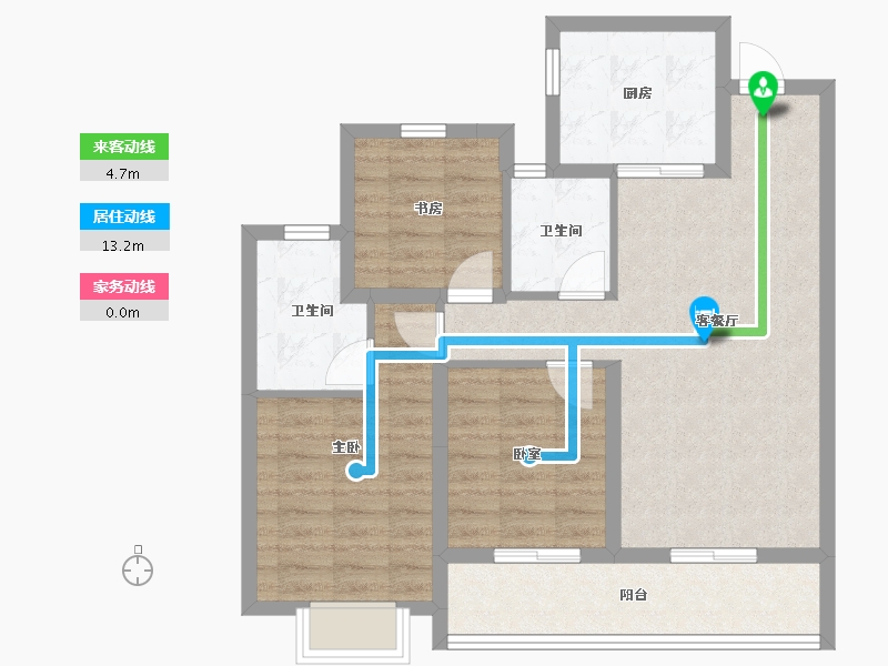 浙江省-杭州市-杭与城-79.76-户型库-动静线