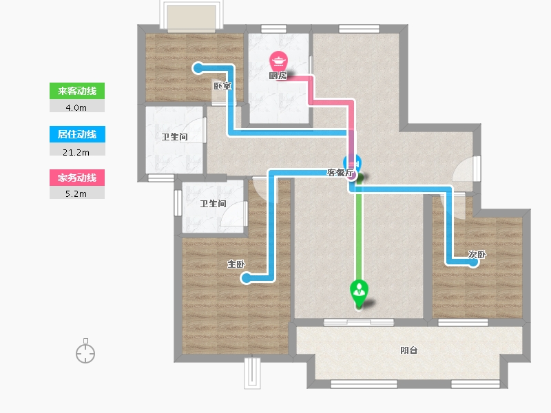 江西省-上饶市-东投金麟府-93.24-户型库-动静线