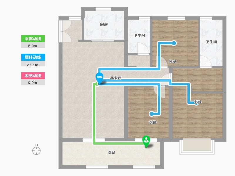 河北省-邢台市-天一湾-102.00-户型库-动静线