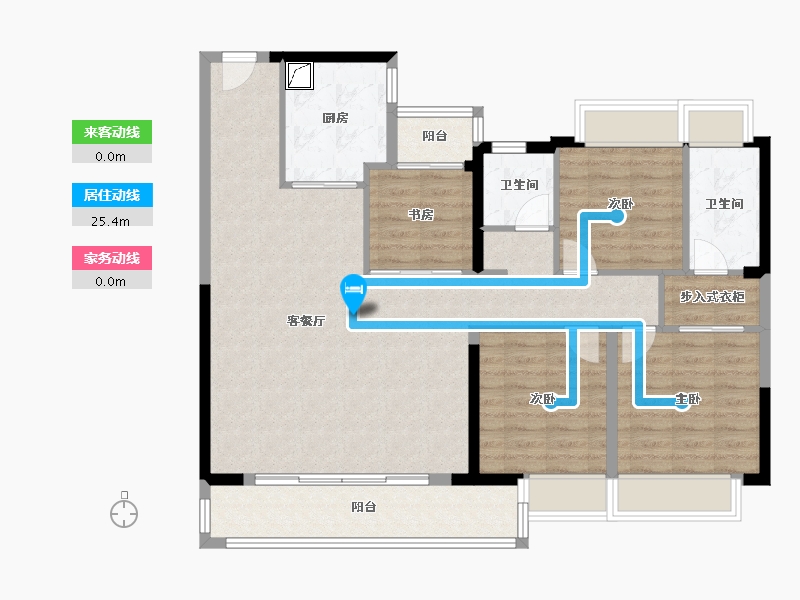 湖北省-武汉市-招商武汉城建未来中心-114.87-户型库-动静线