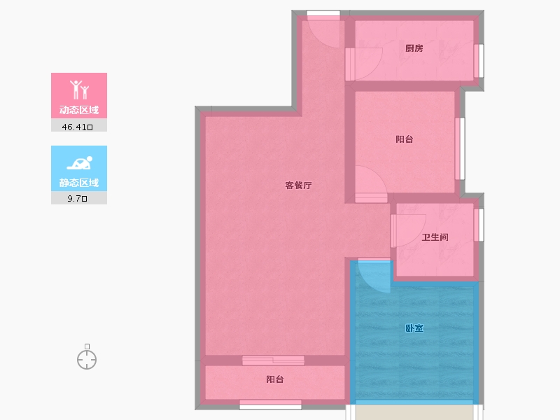 广东省-惠州市-金沙世纪城-50.00-户型库-动静分区