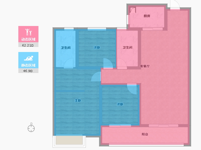 河南省-周口市-一峰梦想城-97.00-户型库-动静分区