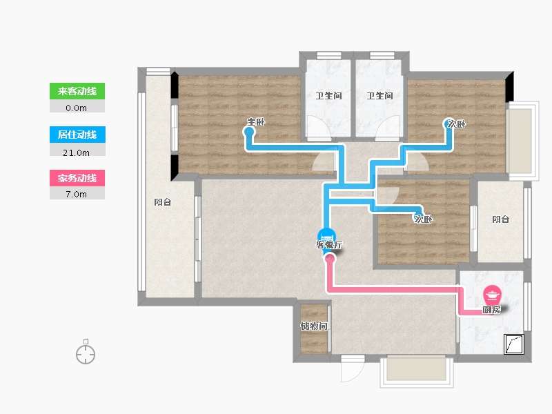 福建省-南平市-御景华府-109.00-户型库-动静线