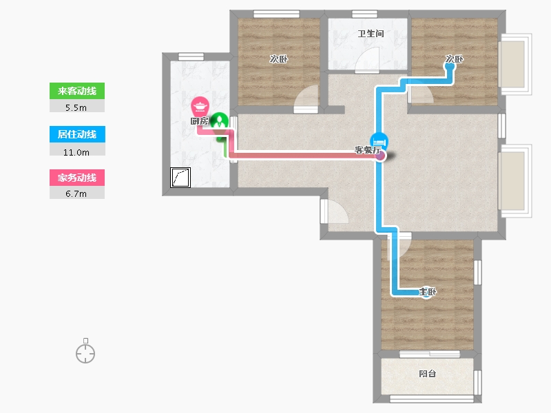 河北省-保定市-鸿坤理想湾-97.00-户型库-动静线