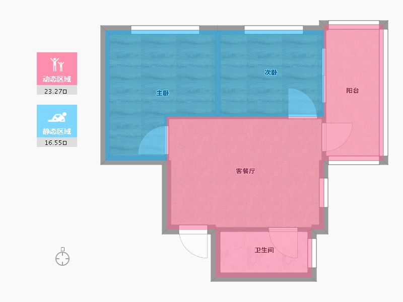 广东省-广州市-萌芽宿舍-34.20-户型库-动静分区