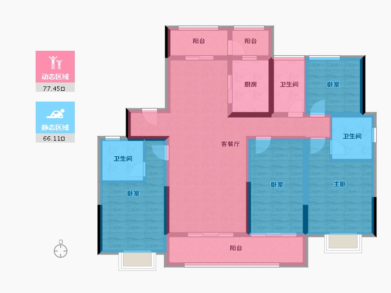 山东省-潍坊市-和園-127.76-户型库-动静分区