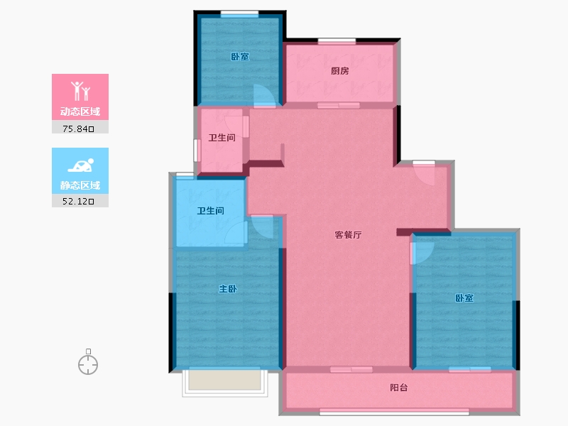 山东省-潍坊市-和園-114.89-户型库-动静分区