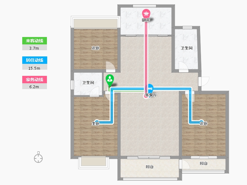 山东省-潍坊市-鲁昱绿城-150.00-户型库-动静线