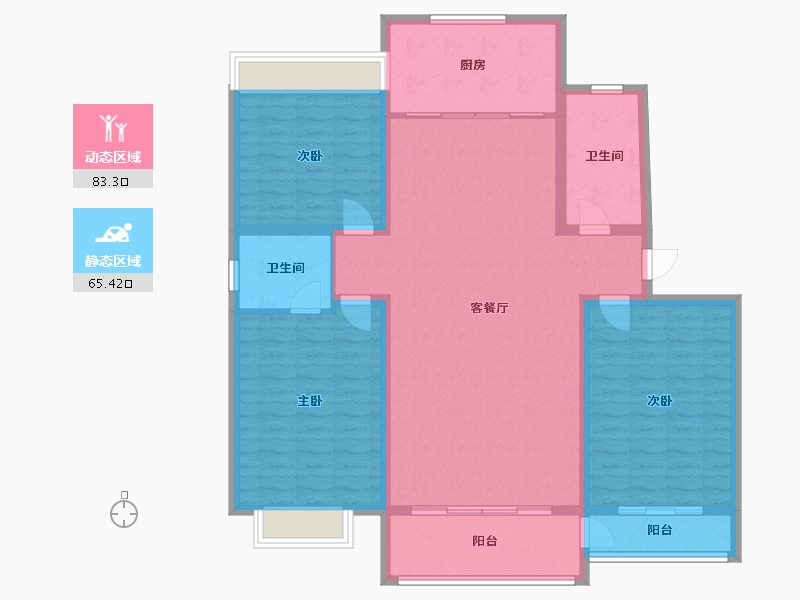 山东省-潍坊市-鲁昱绿城-150.00-户型库-动静分区