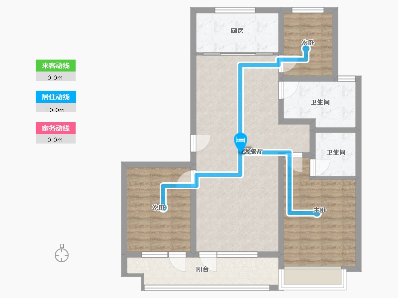 山东省-潍坊市-博裕7号-95.00-户型库-动静线