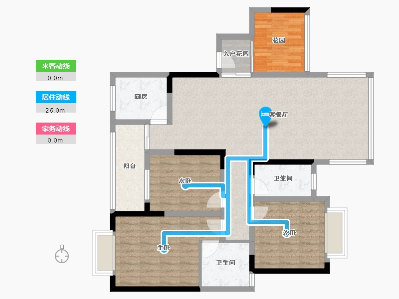 贵州省-遵义市-东郡华府-109.00-户型库-动静线