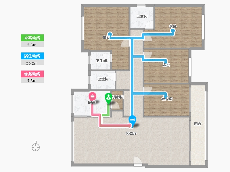 广西壮族自治区-百色市-伴山江湾-168.00-户型库-动静线