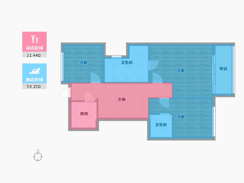 北京-北京市-拾光里-230.00-户型库-动静分区