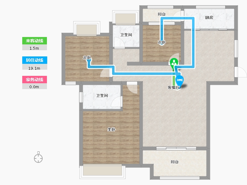 河南省-商丘市-观湖壹号-109.00-户型库-动静线