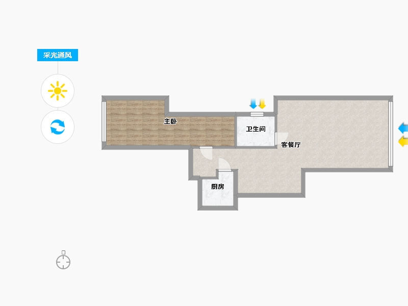 北京-北京市-拾光里-230.00-户型库-采光通风