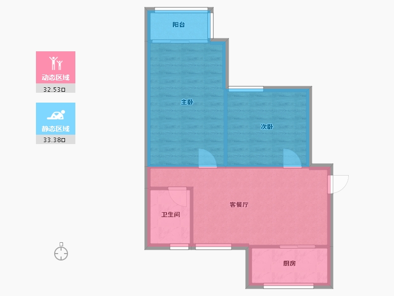 上海-上海市-佘北家园-78.00-户型库-动静分区