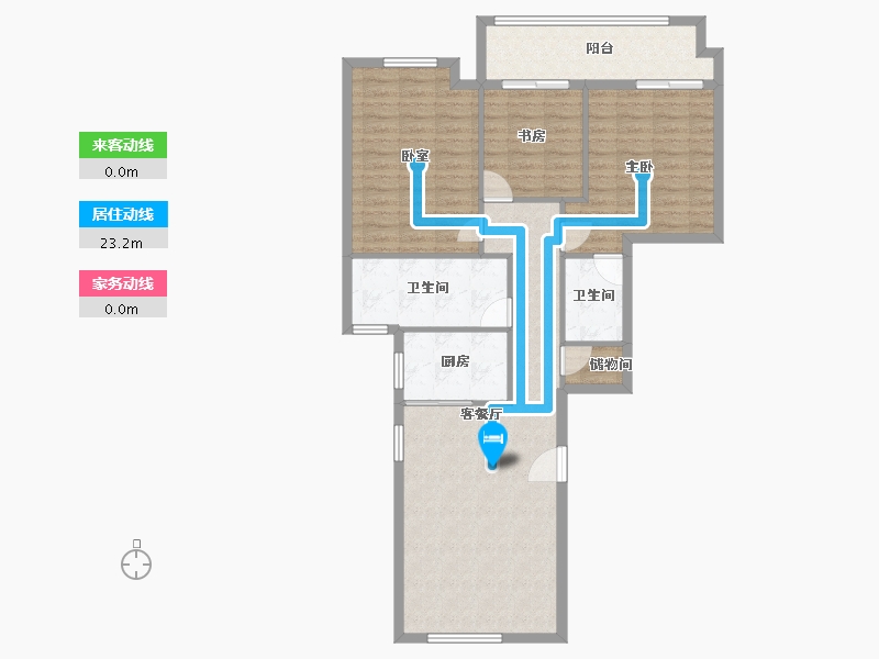 浙江省-温州市-凯悦园-100.00-户型库-动静线