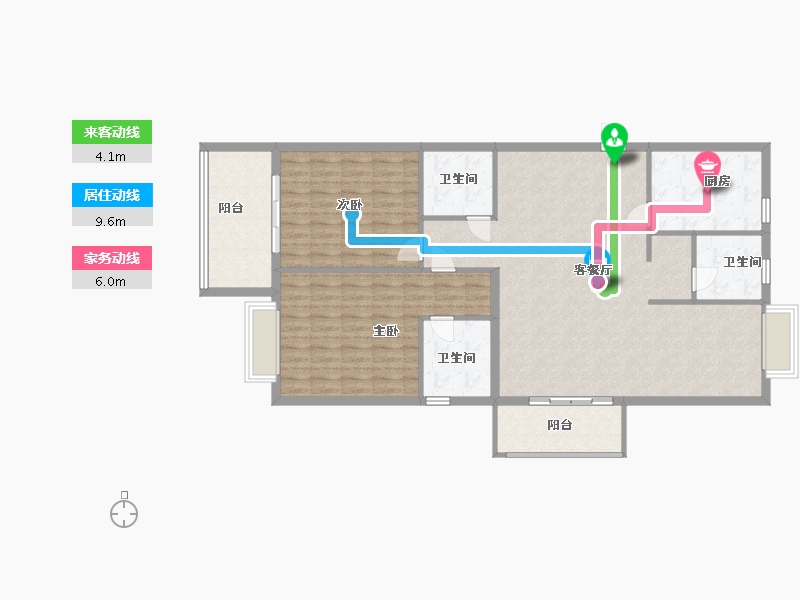 福建省-福州市-世茂璀璨天城-122.27-户型库-动静线