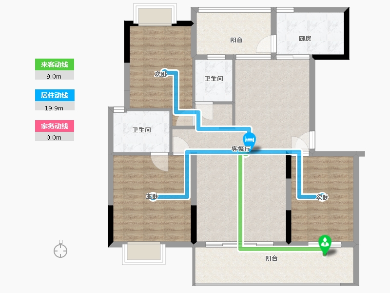 湖北省-随州市-御景南山-116.00-户型库-动静线