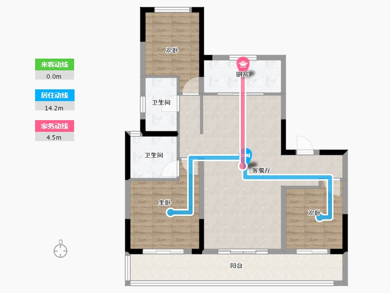 四川省-成都市-五矿香投桂语堂-102.40-户型库-动静线