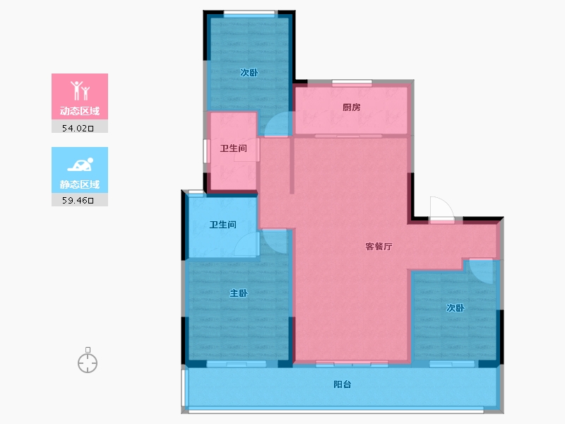 四川省-成都市-五矿香投桂语堂-102.40-户型库-动静分区