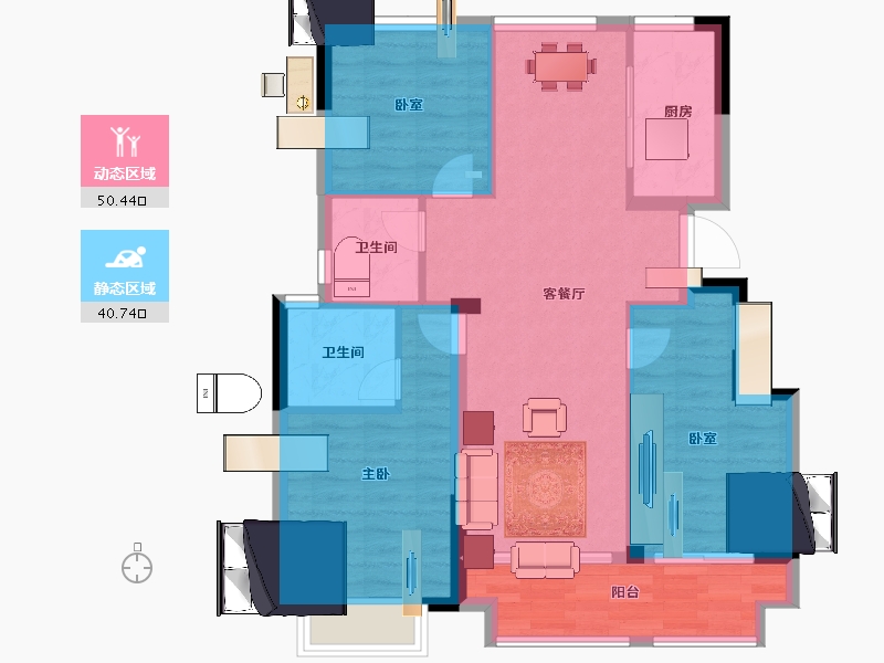 浙江省-金华市-武义国际数字贸易港-82.04-户型库-动静分区