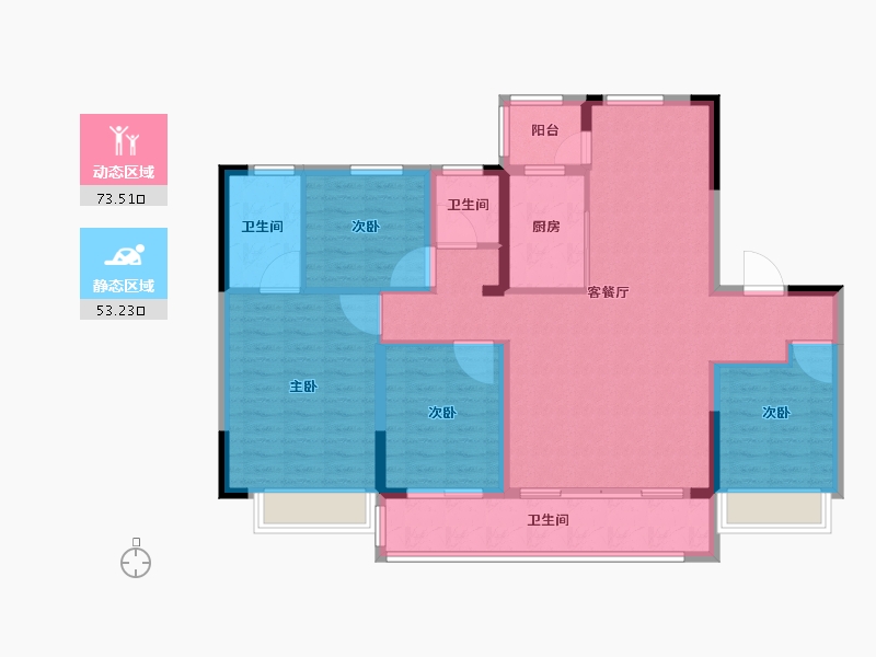 四川省-成都市-五矿香投桂语堂-114.41-户型库-动静分区