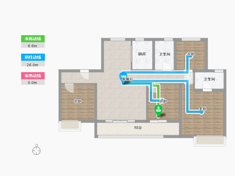 山东省-济南市-天鸿君邑-119.00-户型库-动静线