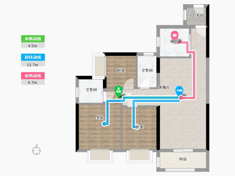 广东省-江门市-翡翠湾-80.50-户型库-动静线